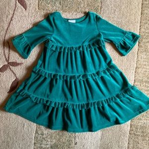 Hanna Anderson Velour Twirl Dress